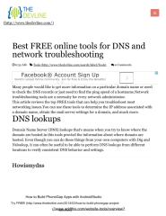 Best FREE online tools for DNS and network troubleshooting _ Thedevline - Place of Inspiration.pdf