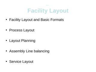 Facility Layout.ppt