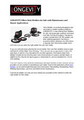 LONGEVITY Offers Stick Welders for Sale with Maintenance and Repair Applications (1).pdf