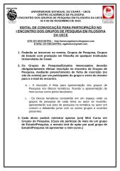 EDITAL I ENCONTRO DE GRUPOS DE PESQUISA (Mini_Curso).doc