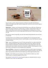 How are Restaurants Using QR Codes.docx