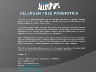 Allergen Free Probiotics.pptx